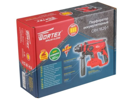 Аккум. перфоратор WORTEX CRH 1820-1 в кор. ALL1 XLT SOLO