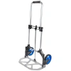 Тележка ручная складная с телескопической ручкой (г/п70кг,420х480х980мм-в разложенном полож.,255х480-рабочая площадка, 175мм-Ø колес)