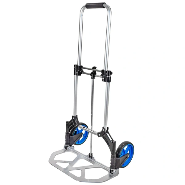 Тележка ручная складная с телескопической ручкой (г/п70кг,420х480х980мм-в разложенном полож.,255х480-рабочая площадка, 175мм-Ø колес)