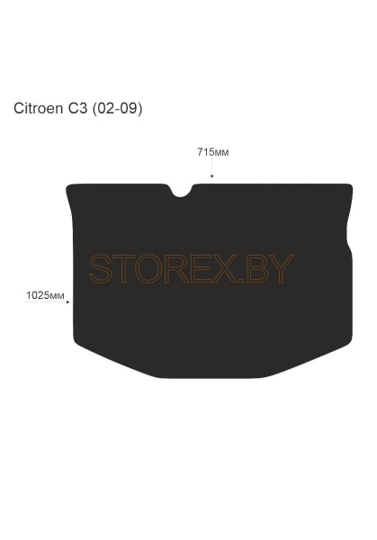 Citroen C3 (02-09) Багажник copy