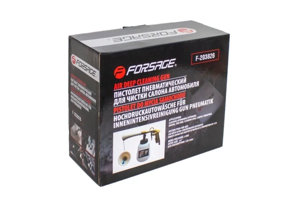 Пистолет пневматический ''Tornado''для химчистки салона а/м (емкость 1л ,6 bar, расход воздуха 120 л/мин)