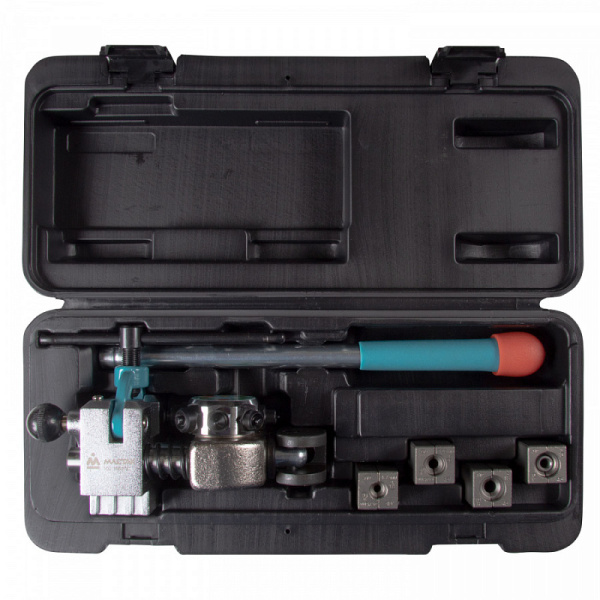 Приспособление для развальцовки трубок, 4,75-10 мм, кейс, 7 предметов МАСТАК 102-10047C