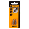 Набор вставок (бит) торцевых 1/4" Hex 4 мм 25 мм 2 предмета TOLSEN TT20234