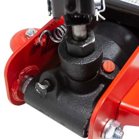 Домкрат подкатной гидравлический низкопрофильный 3т (поворотная ручка 360°,h min 85мм, h max 385мм)