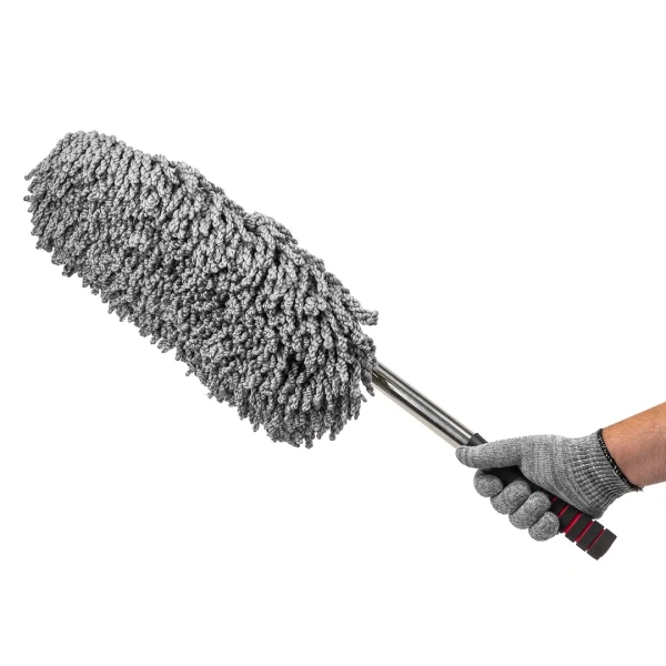 Автомобильная щетка телескопическая ( длина 700-850мм, щетка 390х130мм)