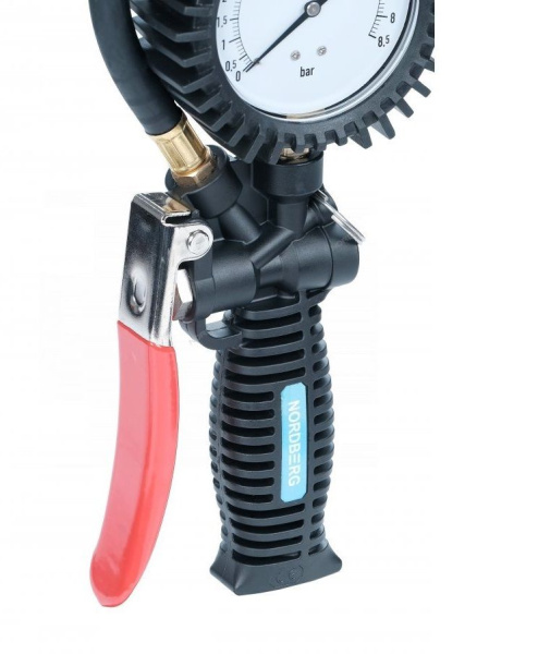 Пистолет для подкачки колес с жидкостным манометром 80 мм NORDBERG TI62