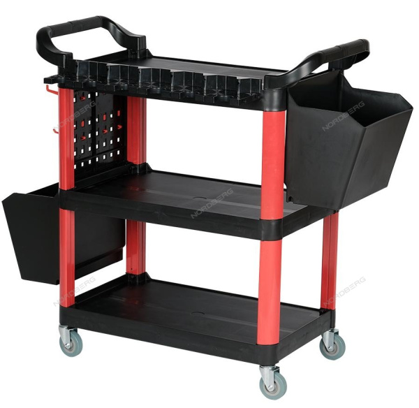 Тележка для инструмента с пластиковыми полками NORDBERG T3