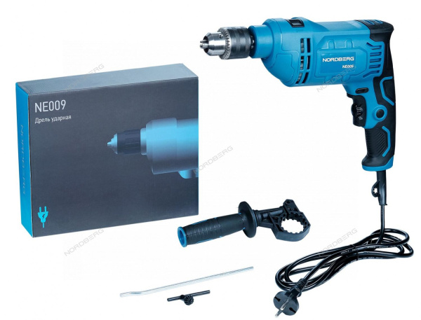 Дрель ударная NORDBERG NE009 (макс Ø сверла 13 мм, 910Вт)