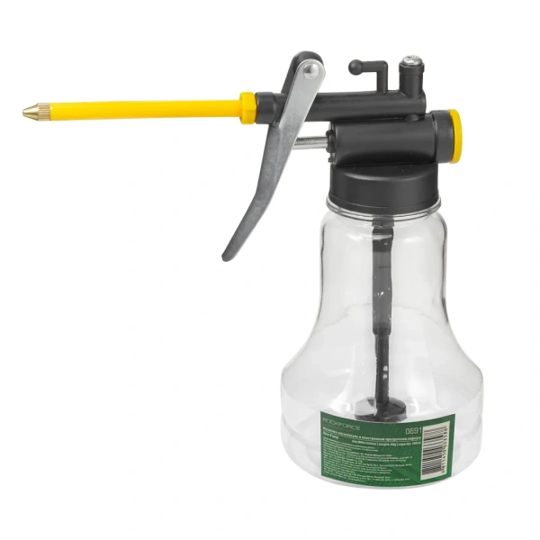 Масленка-нагнетатель в пластиковом прозрачном корпусе, 350мл