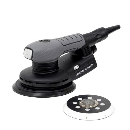 Шлиф. электрическая машинка JETA PRO J2158 Grizzly (вращательно-орбит. привод 8мм, подошва Ø150мм/125мм)