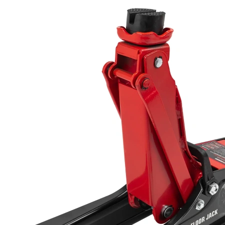 Домкрат подкатной гидравлический низкопрофильный с поворотной ручкой 3т