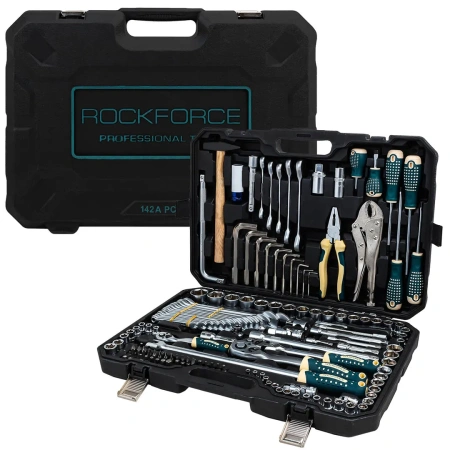 Набор инструментов 142пр. 1/4'', 3/8'', 1/2''(6гр.)