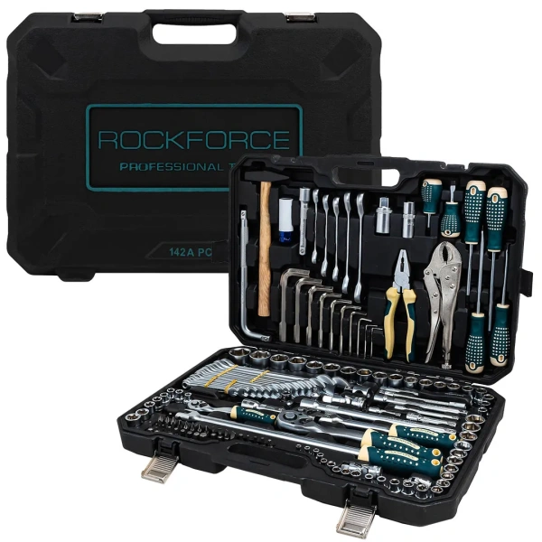 Набор инструментов 142пр. 1/4'', 3/8'', 1/2''(6гр.)