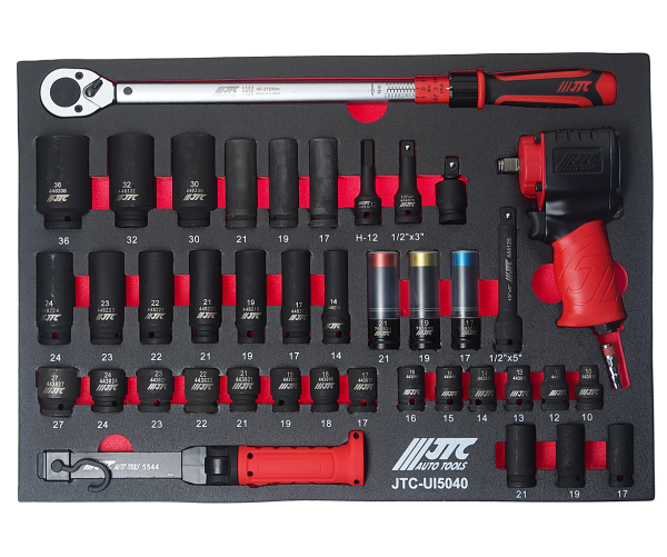 Набор инструментов слесарно-монтажный JTC UI5040 (40 предметов в ложементе)