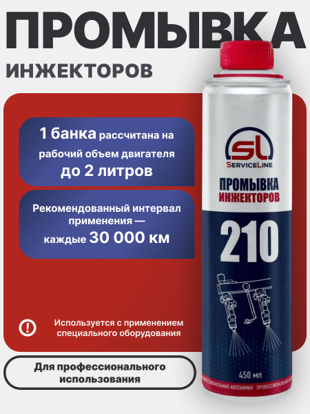 Промывка инжекторов SL 210