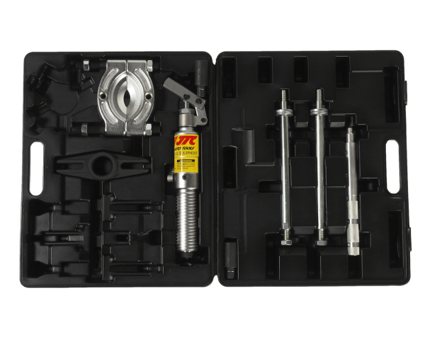 Съемник гидравлический в кейсе JTC PM410 (4 т, длина 250, ширина 55/110, поршень 60 мм, масса 7,6 кг)