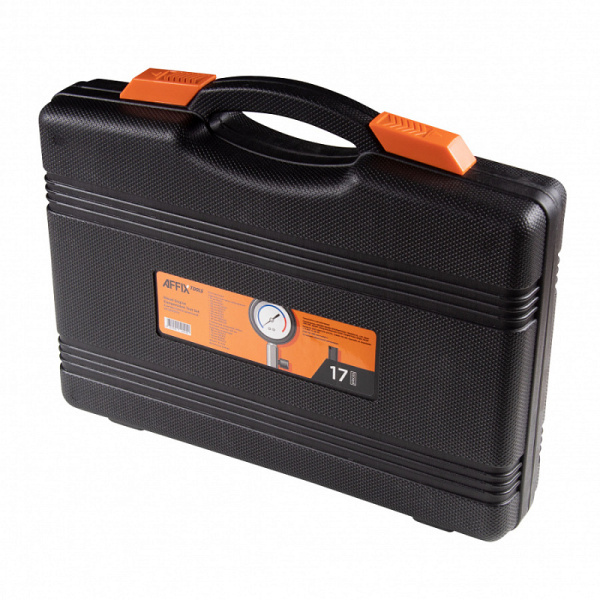 Компрессометр дизельный AFFIX AF12011017C, 0-70 атм, комплект адаптеров