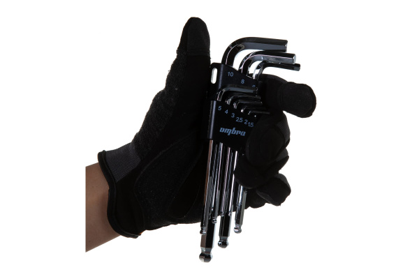 Набор ключей торцевых шестигранных с шаром Ombra OMT9S H1.5-10 мм, 9 предметов