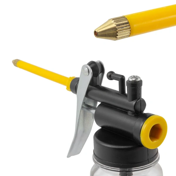 Масленка-нагнетатель в пластиковом прозрачном корпусе, 300мл