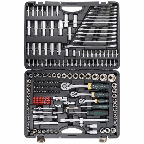 Набор инструментов 216пр. 1/4''3/8''1/2''(6гр, 12гр)(4-32мм)