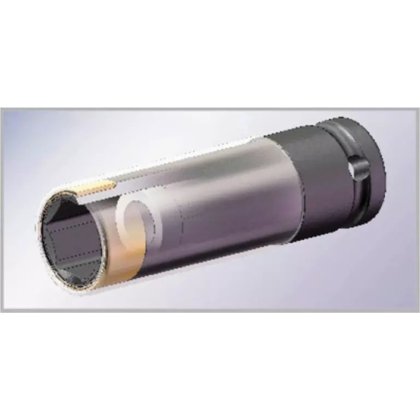 Головка торцевая ударная глубокая тонкостенная особо прочная Licota ANS4017L-HT (1/2", 17 мм)