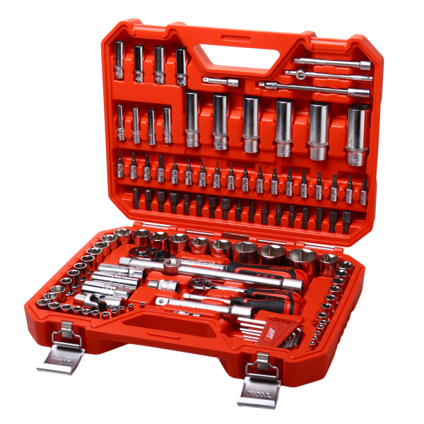 Набор инструментов 1/4" & 1/2" 6-гранный (в кейсе) 114 предметов JTC-H114C