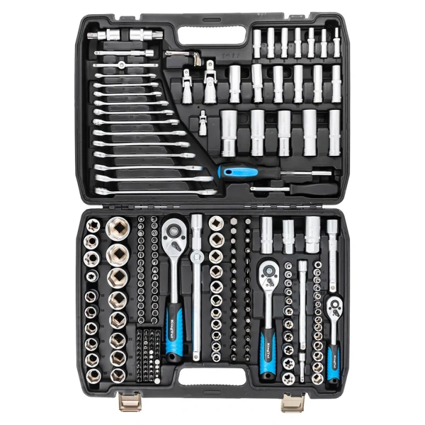 Набор инструментов 216пр. 1/4'', 3/8'', 1/2''(6гр.)