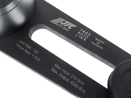 Мультипликатор для усиления крутящего момента JTC 7843 (1/2"Fx1-1/2"M, до 4500 Нм)