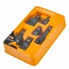 Набор адаптеров ударных 6пр(3/8''(F)x1/2''(M),1/2''(F)x3/8''(M),1/2''(F)x3/4''(M),3/4''(F)x1/2''(M),удлинитель 125мм, кардан 1/2''),в ложементе