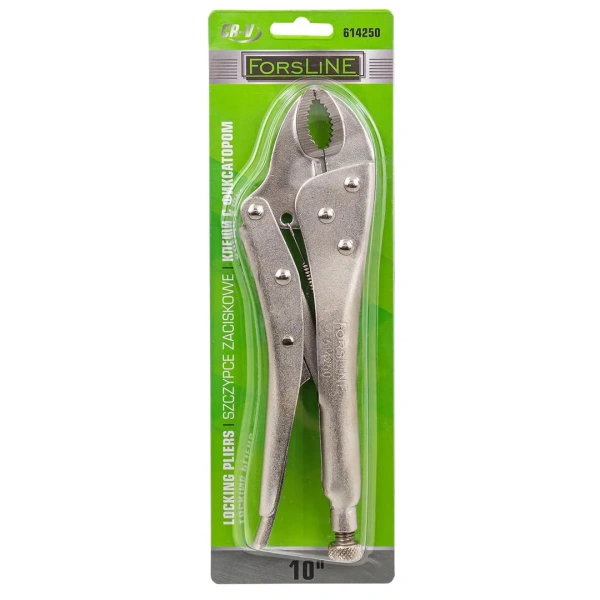 Зажим гейферный с ''овальными губками''10''-250мм, в блистер