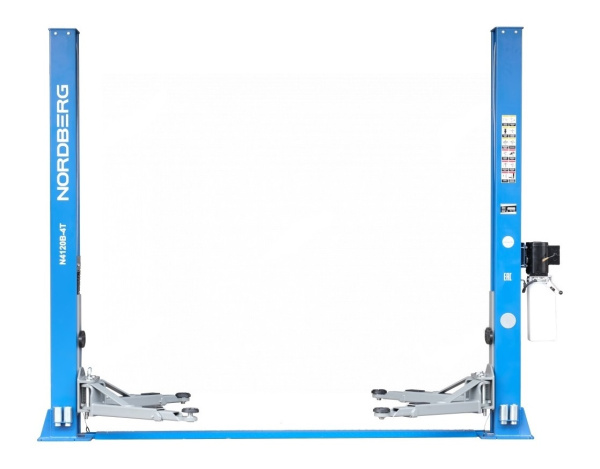 Подъемник двухстоечный NORDBERG N4120B-4T-380V с электростопорами