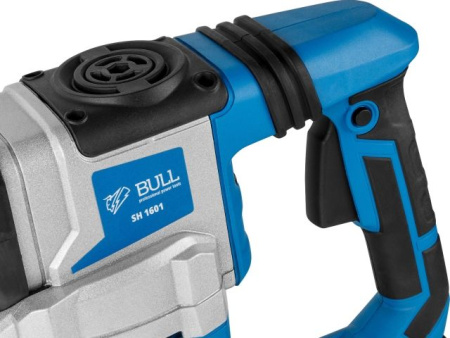Отбойный молоток BULL SH 1601 в чем. 1500 Вт, 9-25 Дж, SDS-max, 900-2100 уд/мин, 5м кабель