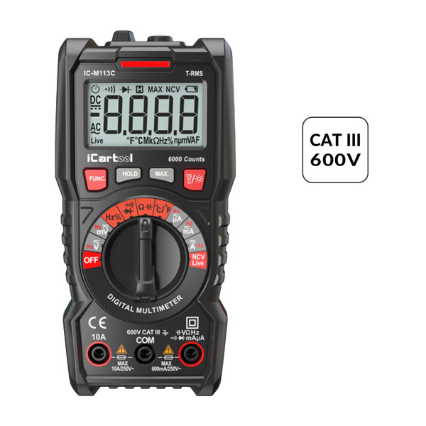 Мультиметр цифровой iCartool IC-M113C