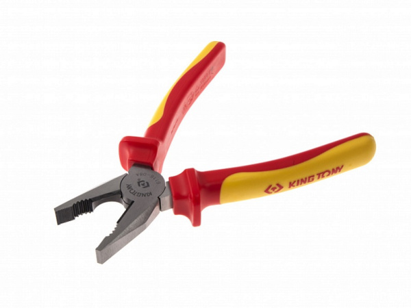 Пассатижи комбинированные KING TONY 6116-08A, 200 мм, диэлектрические
