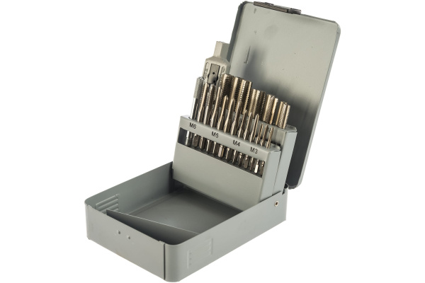 Набор метчиков MTS22 T-COMBO трехпроходных ручных универсальных М3-М12, HSS-G