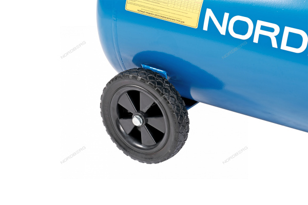 Компрессор поршневой с ременной передачей 380В ресивер 100 л 390 л/мин NORDBERG NCE100/391