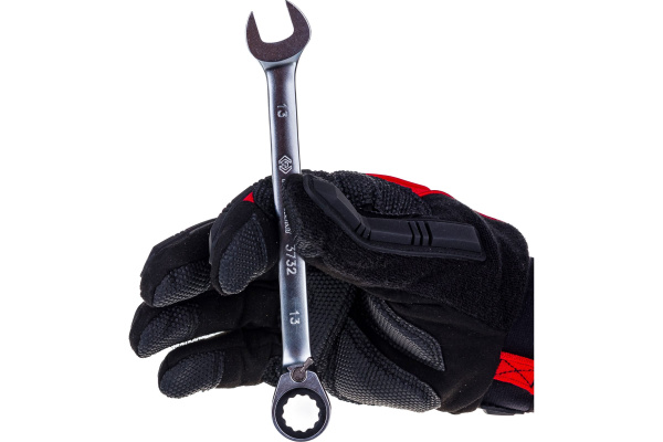 Ключ трещоточный комбинированный с флажковым переключением 13 мм KING TONY 373213M