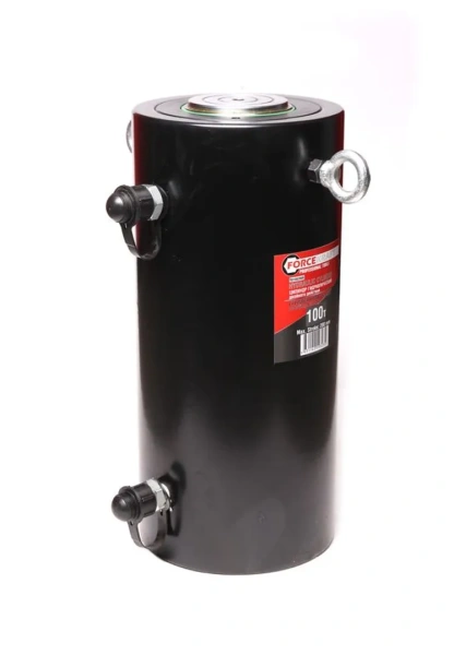 Цилиндр гидравлический двойного действия 100т(ход штока-300мм, Ø штока-90мм,общий Ø-175мм, L-489мм, 700bar)