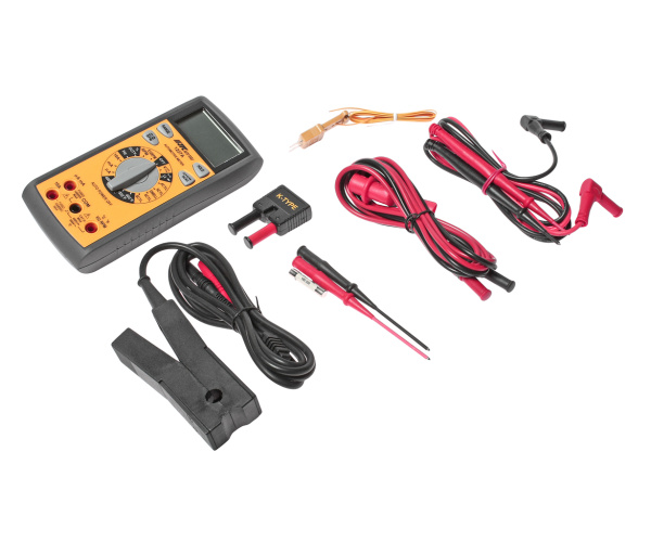 Мультиметр автомобильный с функцией сохранения данных (тестирование диодов) с щупами JTC 1227A