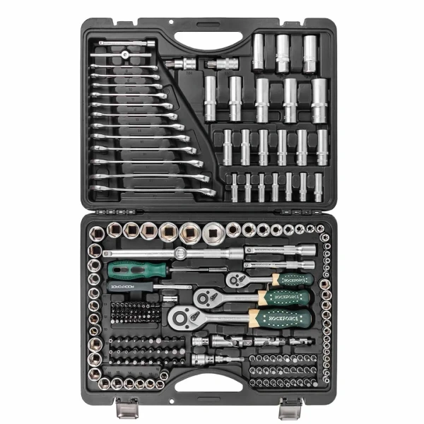 Набор инструментов 218пр. 1/4'',3/8'',1/2''(6гр.)(4-32мм)