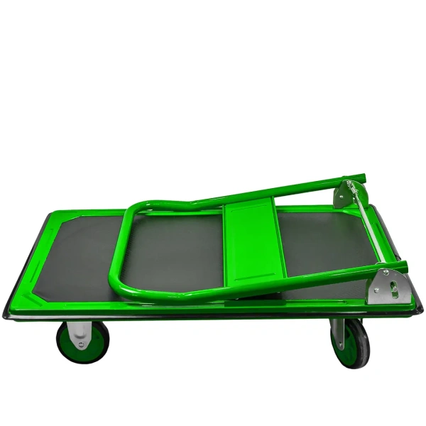 Тележка платформенная ручная складная (г/п 300кг, 910х610х870, 125мм-Ø колес)