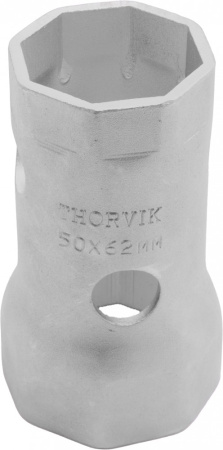 Thorvik BS8P5062 Ключ трубчатый ступичный восьмигранный двусторонний, 50х62 мм, 130 мм