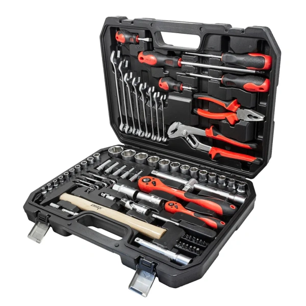 Набор инструментов 76пр.1/4''1/2''(6гр.)(4-32мм)