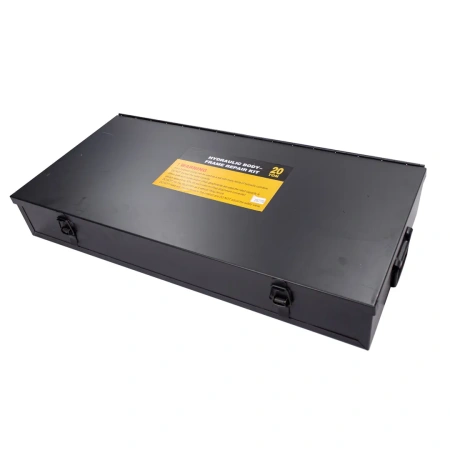 Набор гидравлического оборудования для кузовных работ, 20т,(насос, цилиндр + комплект удлинителей и надставок), в двух металлических кейсах