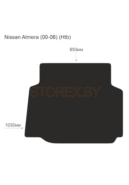 Nissan Almera (00-06) (Htb) Багажник copy