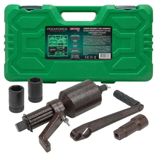 Гайковерт ручной с редуктором (Головки-32мм и 33мм, длина-330мм, передаточное число 1:1/1:4.2/1:64, 6800 Н/м)