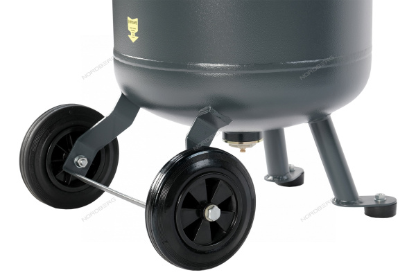 Компрессор вертикальный поршневой с ременной передачей NORDBERG NCPV100/420 (220В, ресив. 100л, 420л/мин)