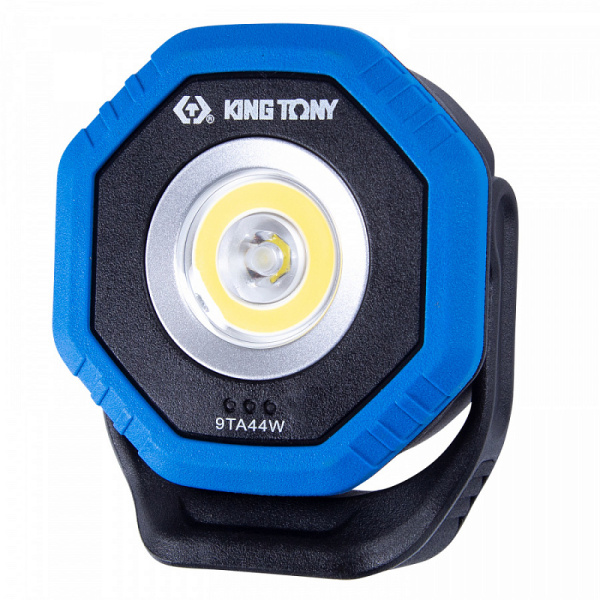Фонарь светодиодный, 1+3 элемента KING TONY 9TA44W, Li-Ion, 3,7 В