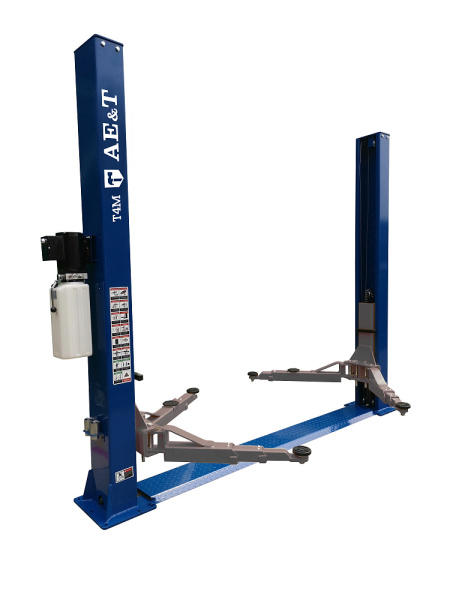 Двухстоечный подъемник Т4M AE&T снятие замков на одной стойке