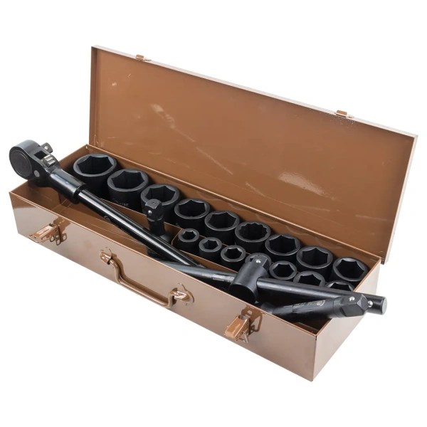 Набор инструментов ударных 21пр. 3/4''(6гр.)